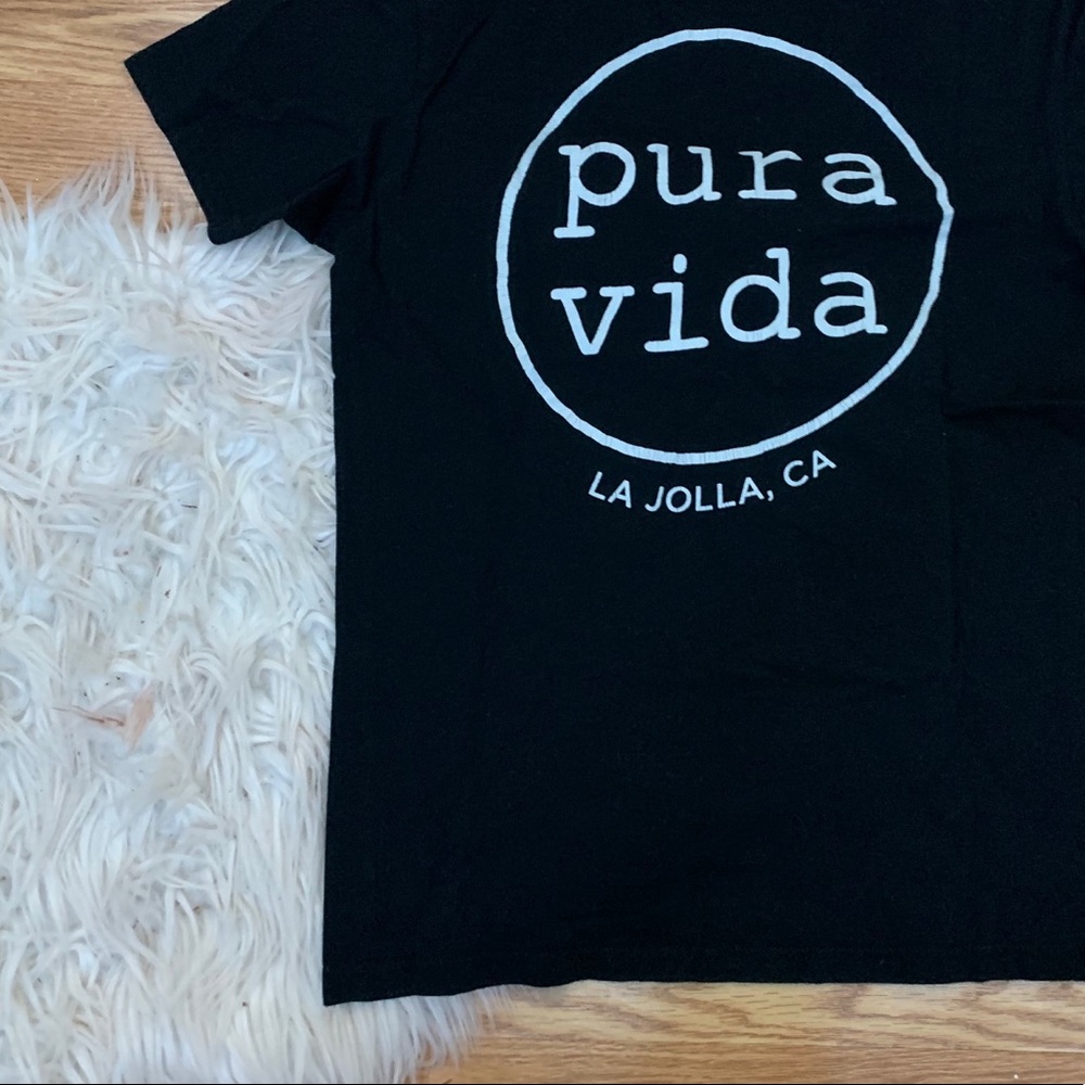 Black Pura Vida Tee Shirt